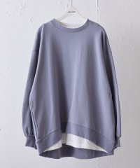NICE CLAUP OUTLET/【nao】重ね着風、ドッキングプルオーバー/505934509