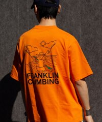 GLOSTER/【限定展開】【Franklin Climbing/フランクリンクライミング】 バックプリント カヌーグラフィックTシャツ/505937457