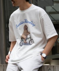 GLOSTER/【Franklin Climbing/フランクリンクライミング】ラブラドゥールドッグ＆e－BIKEグラフィック プリントTシャツ/505937460