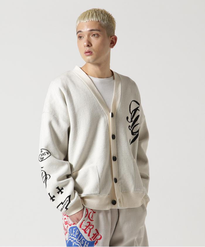 【SALE】 セール】TAIN PUSH/タインダブルプッシュ/別注CARDIGAN DOUBLE トップス
