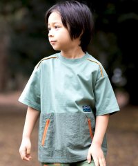 WASK/ヴィンテージライクアウトドア天竺Tシャツ(100~160cm)/505940250