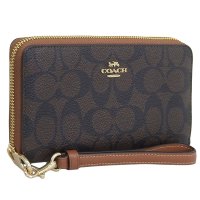 COACH/COACH コーチ LONG ZIP AROUND WALLET ロングジップ アラウンド シグネチャー 長財布/505940650