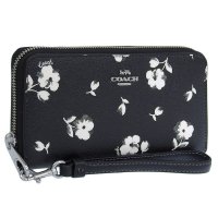 COACH/COACH コーチ LONG ZIP AROUND WALLET FLORAL PRINT ロング ジップ アラウンド フローラルプリント 長財布/505940665