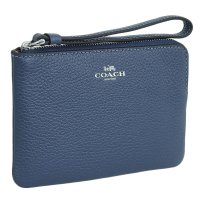 COACH/COACH コーチ CORNER ZIP WRISTLET コーナージップ リストレット ポーチ 小物入れ レザー/505940675