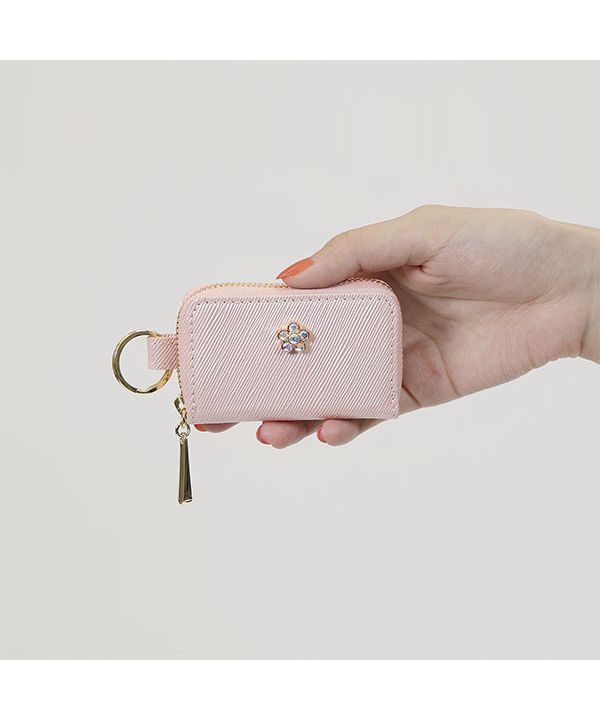 マリークワント MARY QUANT パールラメエピ スマートキーケース マリークワント MARY QUANT パールラメエピ スマートキーケース
