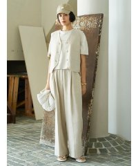 emmi atelier/【emmi atelier】レーヨンリネンワイドパンツ/505941551