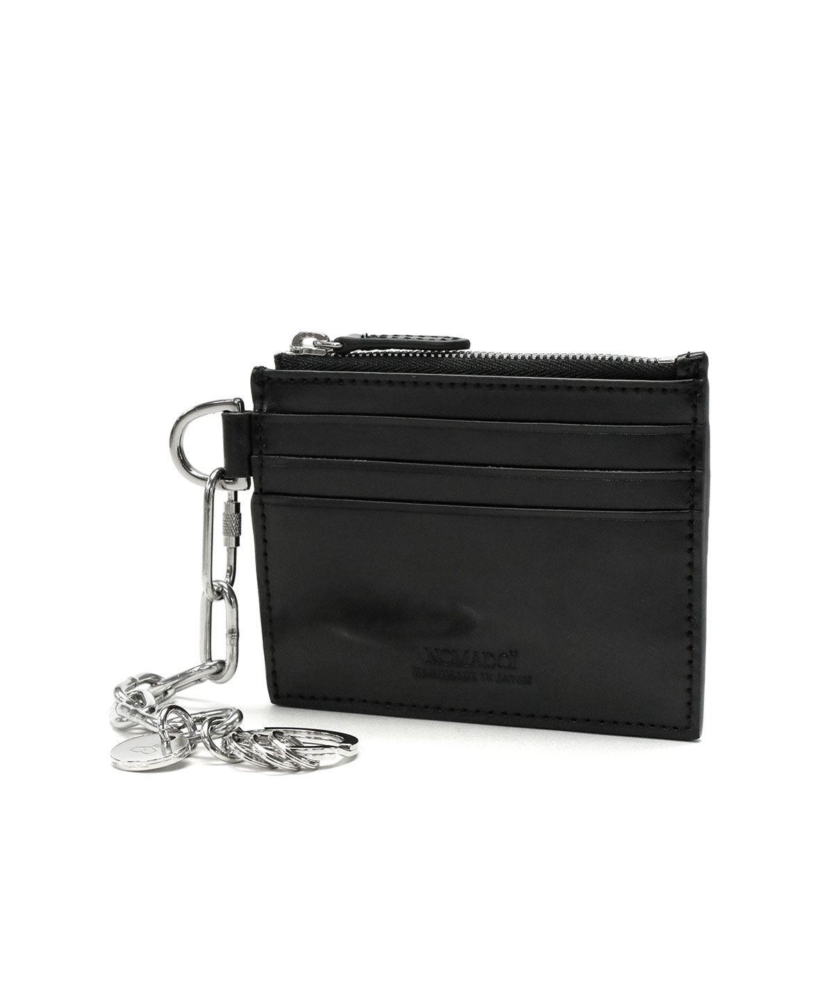 Bottega Veneta ブラックレザー ウォレットチェーン