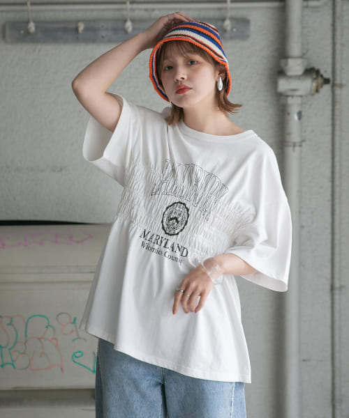 セール】シャーリングBIGTEE(505942534) | ケービーエフ(KBF セール】シャーリングBIGTEE(505942534) | ケービーエフ(KBF