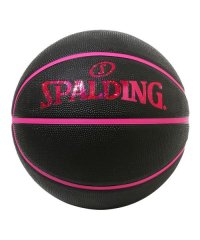 SPALDING/ホログラム ブラック X ピンク　5号/505665137