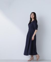 NATURAL BEAUTY BASIC/カシュクールシャツワンピース/505932675