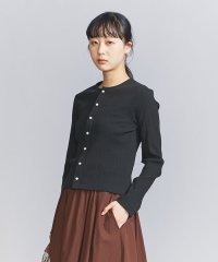 BEAUTY&YOUTH UNITED ARROWS/【WEB限定】フェイクパールスナップボタン リブカーディガン －ウォッシャブル－/505935734