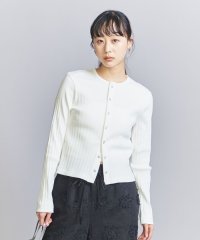 BEAUTY&YOUTH UNITED ARROWS/【WEB限定】フェイクパールスナップボタン リブカーディガン －ウォッシャブル－/505935734