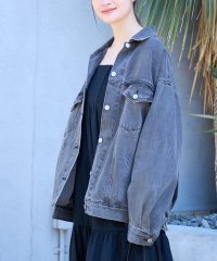 Levi's/XL WOMEN'S トラッカージャケット ブラック WORN IN/505937775