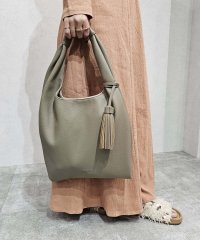 UNGRID bag/ソフトシュリンク　ビッグタッセル　マルシェバッグ/505941324