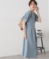 N Natural Beauty Basic/麻調ウエストタックワンピース/505944010