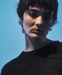 IRIS 47/イリスフォーセブン IRIS47 rib earring B082 イヤリング ゴールド シルバー/505944230