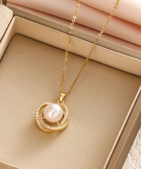 shoppinggo/ショッピングゴー shoppinggo パールネックレス チョーカー フェイクパール ボリューム アクセサリー おしゃれ デイリー カジュアル 調節できる/505944318