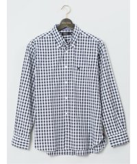 GRAND-BACK/【大きいサイズ】ポロ/POLO サッカーチェック ボタンダウン長袖シャツ110135721400433/505944791