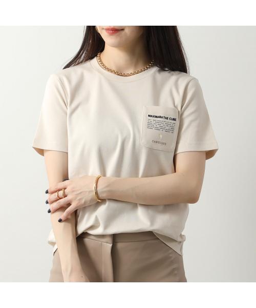 新品Sサイズ【マックスマーラ】MAX MARA　胸ポケットロゴ　 Tシャツ 新品Sサイズ【マックスマーラ】MAX MARA胸ポケットロゴ Tシャツ