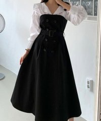 Grandeir/グランディール Grandeir ドッキングシャツワンピース/505944818