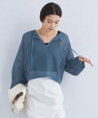 green label relaxing/メッシュ クロップド 2WAY プルオーバー ニット －ウォッシャブル－/505945106