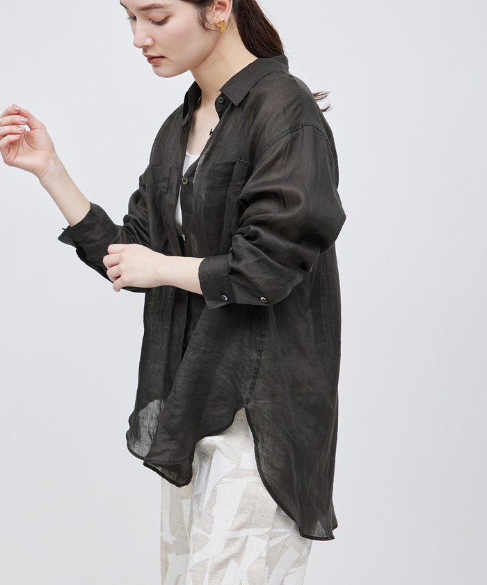ROPE  ブラウス トップス 楽天市場】【SALE／50%OFF】【洗える】ダブルヨークギャザー