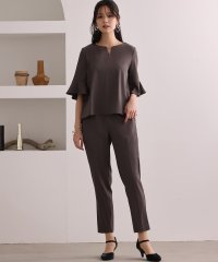 PourVous/プールヴー PourVous セットアップパーティードレス結婚式&ハイネックベルスリーブ大きいサイズフォーマルロング丈 フォーマル ワンピース パーティードレス/505946380