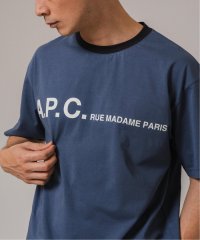 EDIFICE/《予約》【A.P.C. / アーペーセー】別注 オーバーサイズ プリント トリムTシャツ/505950421