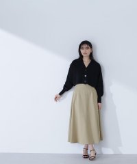 NATURAL BEAUTY BASIC/カルゼストレッチシリーズ フレアスカート/505932672