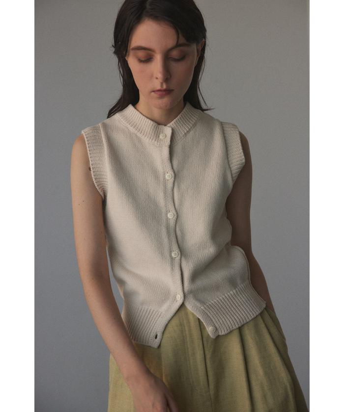 セール】front button vest(505950880) | ブラックバイマウジー