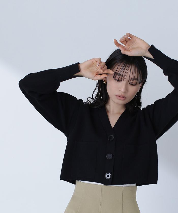 WOOL KNIT CARDIGAN(S Purple): Y's｜THE SHOP YOHJI YAMAMOTO