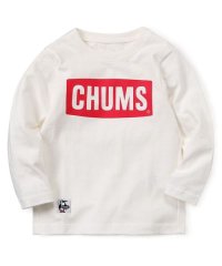 CHUMS/チャムス CHUMS KIDS CHUMS LOGO BRUSHED L/S TーSHIRT (キッズチャムスロゴブラッシュドL)/505673104