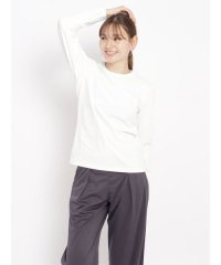 sanideiz TOKYO/コットンタッチ天竺 クルーネック長袖Tシャツ LADIES/505673416