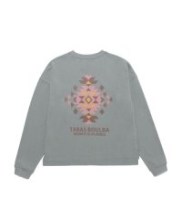 TARAS BOULBA/レディース ヘビーコットンロングＴシャツ（幾何学）/505808400