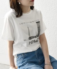 SHIPS any WOMEN/《予約》La Hutte:〈洗濯機可能〉デザイン ロゴ  プリント TEE/505951557