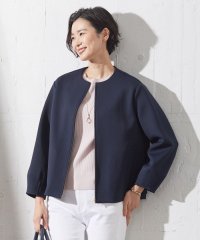 J.PRESS LADIES（LARGE SIZE）/ダンボールジャージー ブルゾン/505841727