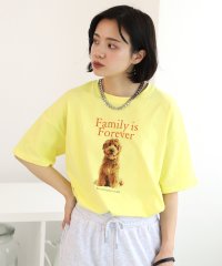 ad thie/ショート丈DOGプリントTシャツ　/505938179