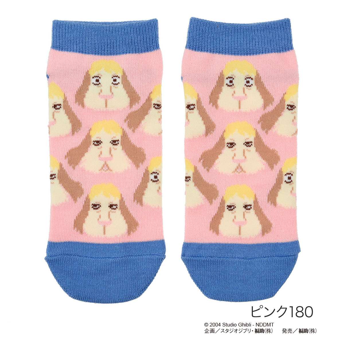 衣類　ハウル＆ソフィー(meeco) ピチTシャツ ホワイト×サックス 「ハウルの動く城」 スタジオジブリ×HOT TOPIC アパレルコレクション HARAJUKU COLLECTIVEグッズ 中古】衣類 ハウル＆ソフィー(meeco) ロングTシャツ ホワイト