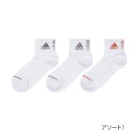 Adidas/ADIDAS(アディダス) ソックス ライン ワンポイント ショート丈 甲メッシュ 消臭 つま先かかと補強 破れにくい 福助 公式/505940787