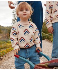 PETIT BATEAU/プリントスウェットプルオーバー/505952169