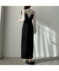 Louere/Louere　バックデザインIラインキャミワンピース/505953116