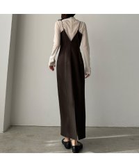 Louere/Louere　バックデザインIラインキャミワンピース/505953116