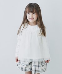 THE SHOP TK（KID）/【110－150】チュールドッキング長袖Tシャツ/505953231