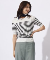 J.PRESS LADIES/【洗える】BASIC HT－COTTON クルーネック ボーダー ニット/505953401