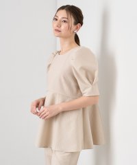 ANAYI/【セットアップ対応商品】サッカーストレッチペプラム ブラウス/505953662