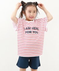 devirock/ガールズ フリル半袖パジャマ 子供服 キッズ 女の子 ルームウェア 半袖ルームウェア パジャマ /504589658