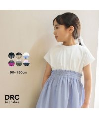 branshes/【WEB限定/DRC/お肌に嬉しい綿100％】ウエスト切替ドッキング半袖ワンピース/505909614