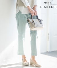 J.PRESS LADIES/【WEB限定カラーあり・洗える】セルロースリネンストレッチ テーパード パンツ/505928420