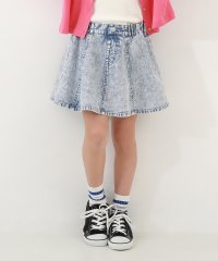 devirock/1分丈 デニムスカッツ 子供服 キッズ 女の子 ボトムス スカート スカッツ 1分丈スカッツ /505951932