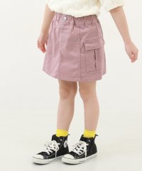 devirock/1分丈 カーゴ スカート (インパンツ付き) 子供服 キッズ 女の子 ボトムス スカート スカッツ インナーパンツ付ミニスカート /505951933